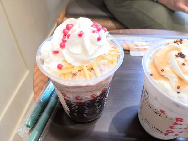 サンタブーツチョコレートフラペチーノ