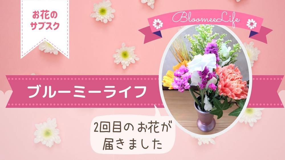 母の日のプレゼントにもいいかも お花のサブスク ブルーミーライフ 2回目が届きました わたしのまいにち