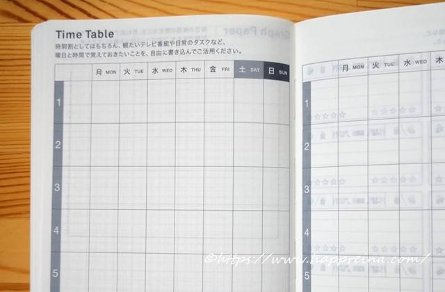 ほぼ日手帳2021デイフリーの中身