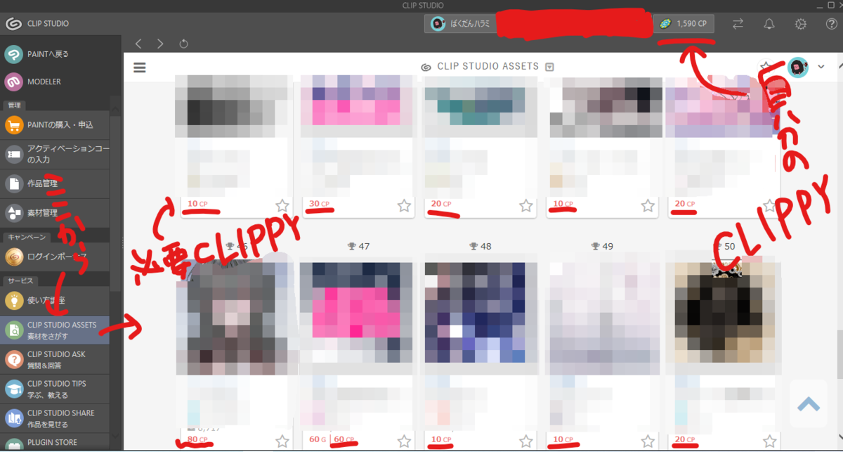Gold会員になってみた Assets素材について クリスタ ばくだんらいふ