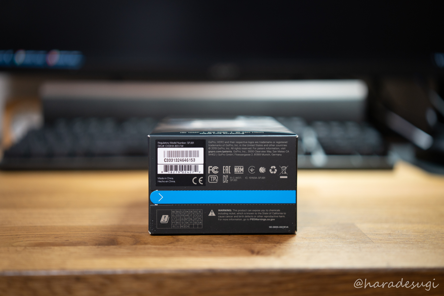GoPro HERO8 Blackが届いたので開封しました - はらですぎ