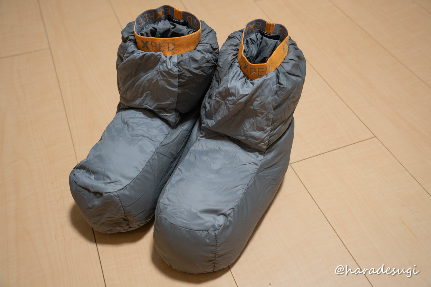 冬のテント泊用にEXPED Down Sockを購入しました - はらですぎ
