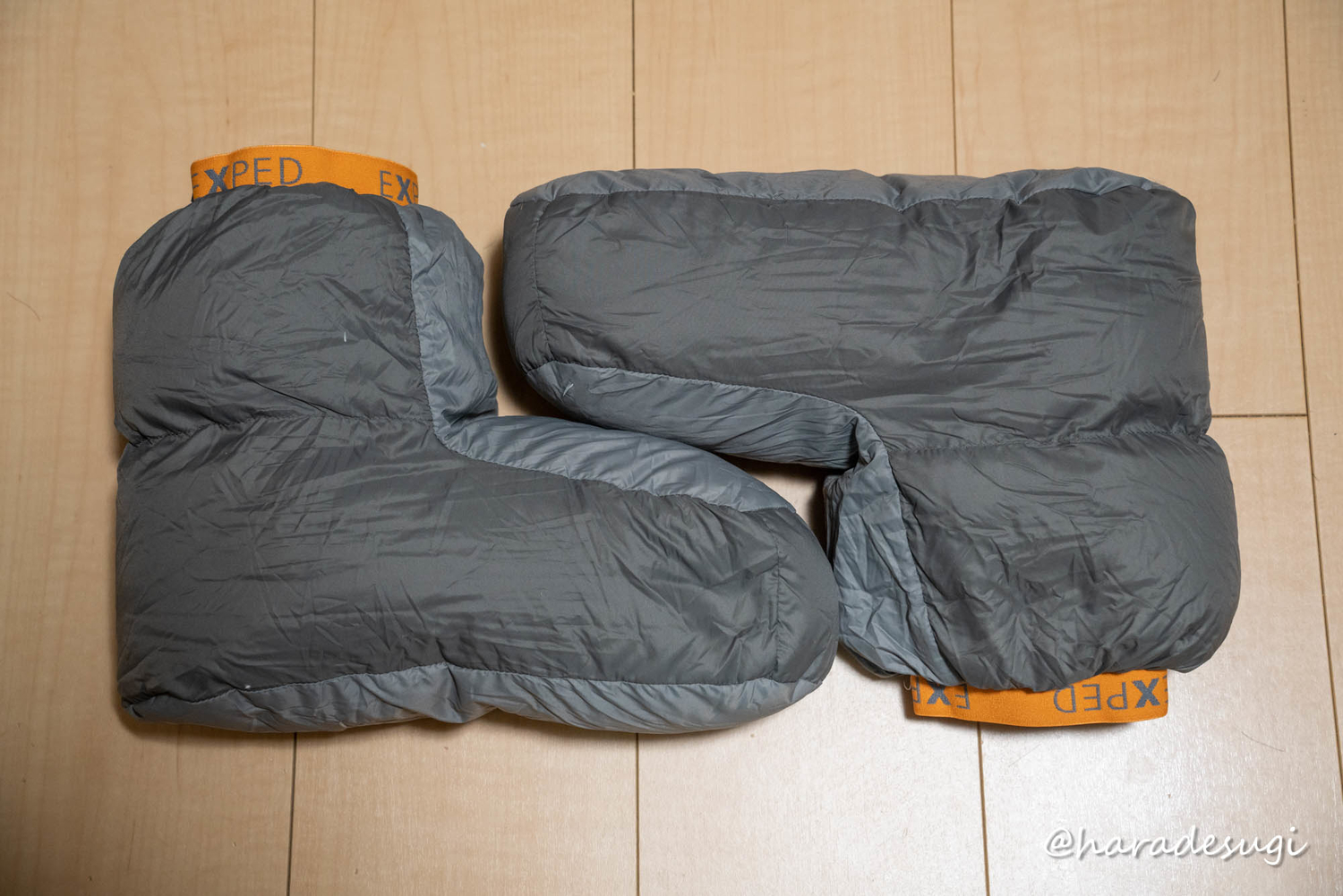 冬のテント泊用にEXPED Down Sockを購入しました - はらですぎ