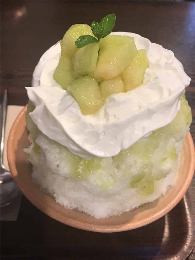 念願の 珈専舎たんぽぽ メロンかき氷を食す 感想 口コミ 美味しくてhappyな毎日