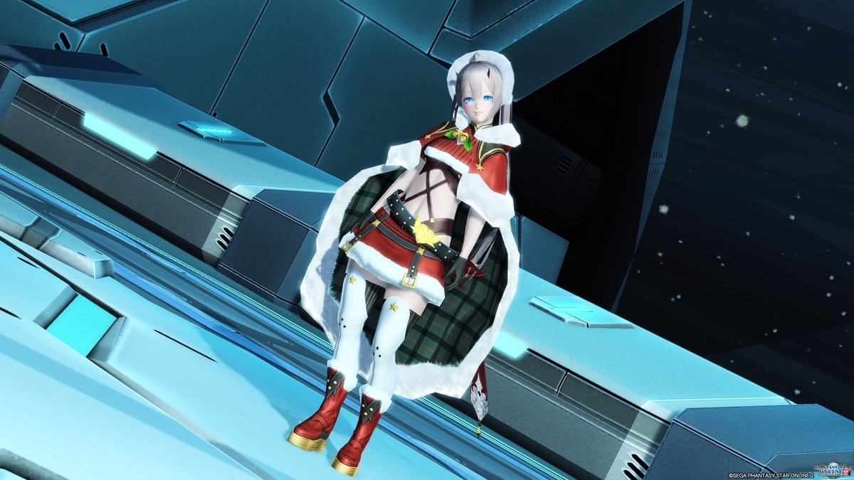 Pso2 新クリスマス衣装を暖かくアレンジしてみた はれひーのやつ