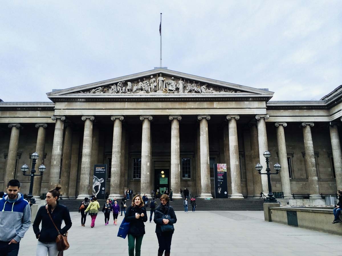 ロンドンの大英博物館の外観