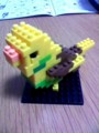 nanoblockのセキセイインコ