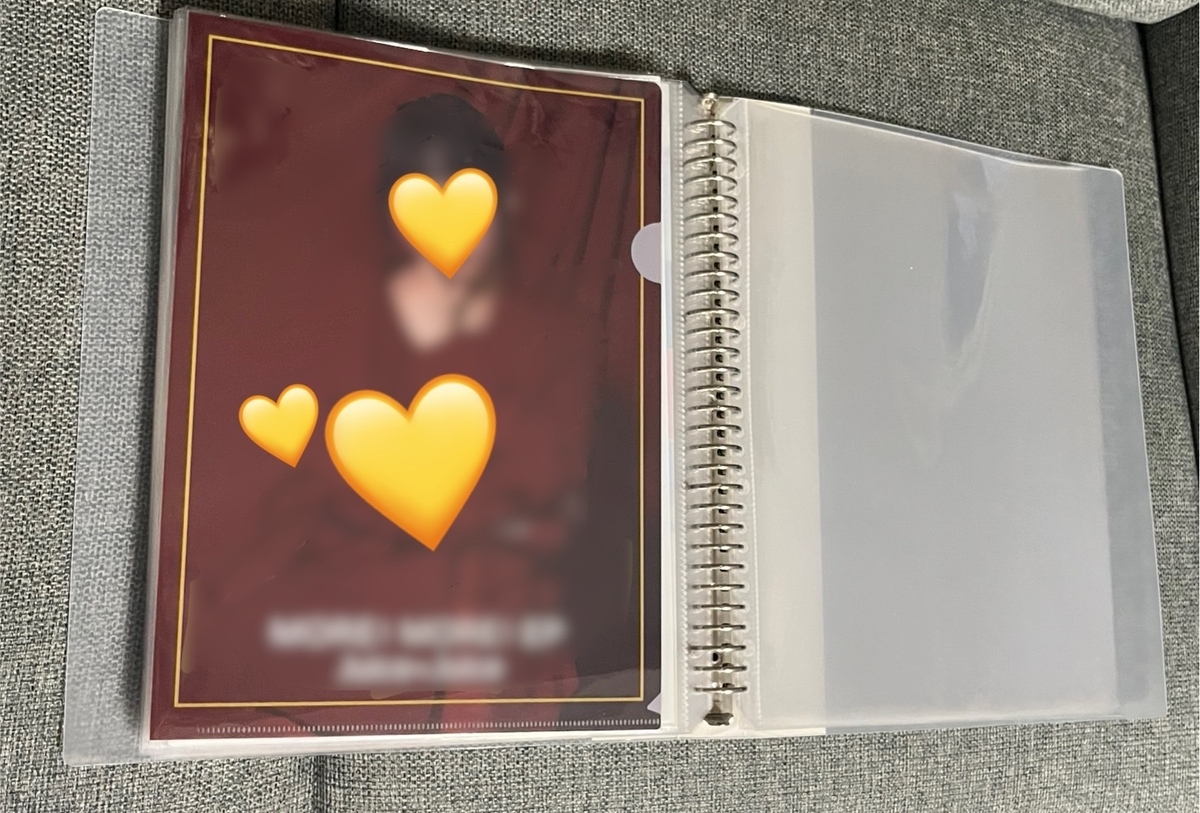クリアファイル収納フォルダ