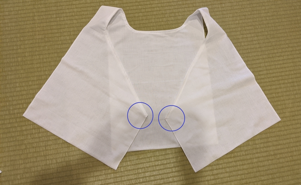 さらしで補正パッドを手作り その4 上半身用 ハンドメイドと着物が好き