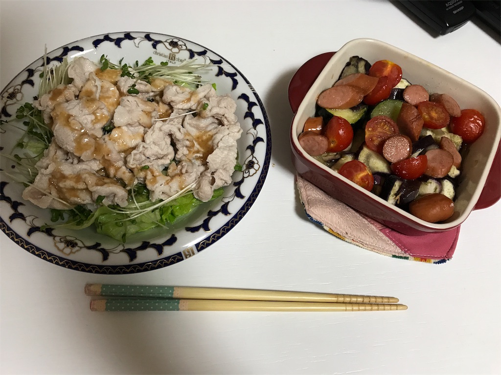 夏っぽい夕ご飯 野菜さっぱりがいいよね 庶民mamalog