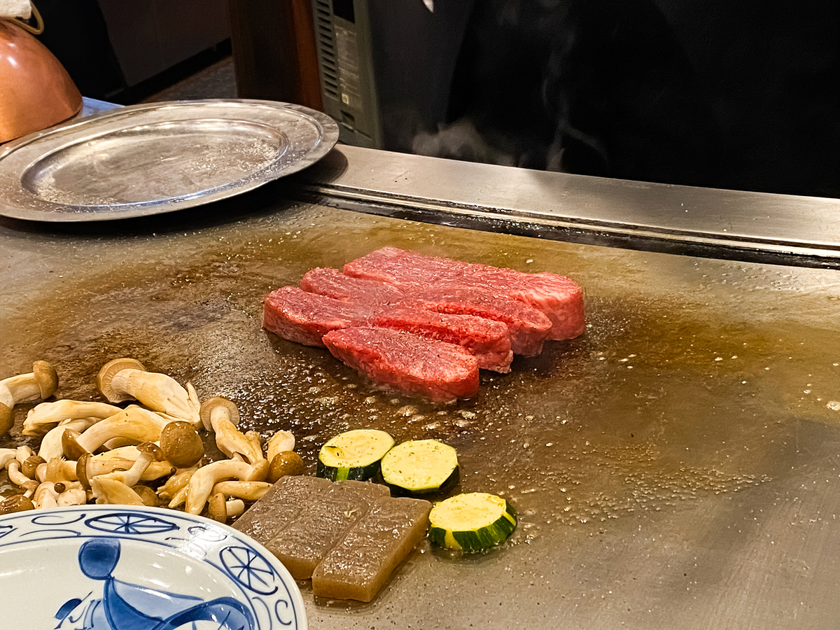 おいしかった神戸牛ステーキ