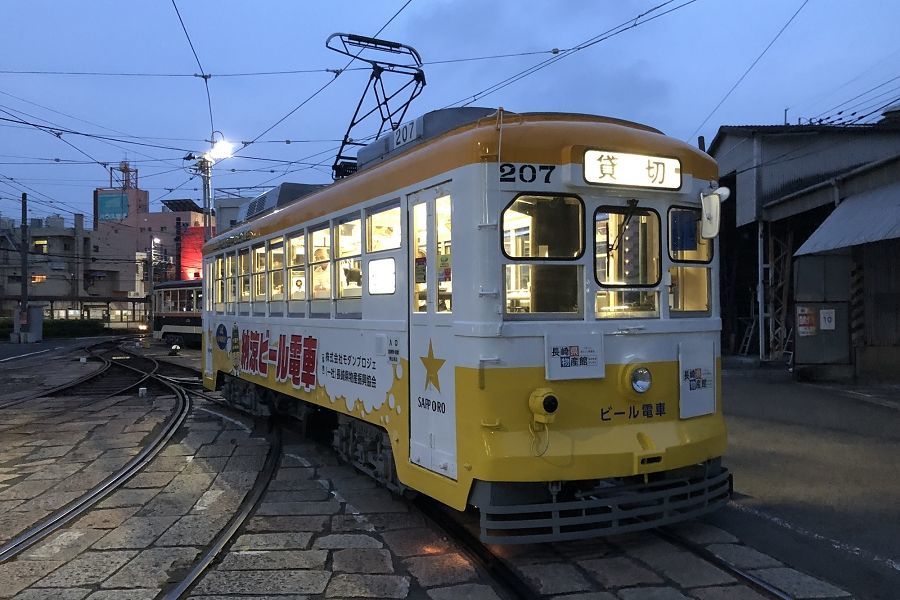 長崎の 納涼ビール電車 で市中引き回されてきた はるひ乃メソッド