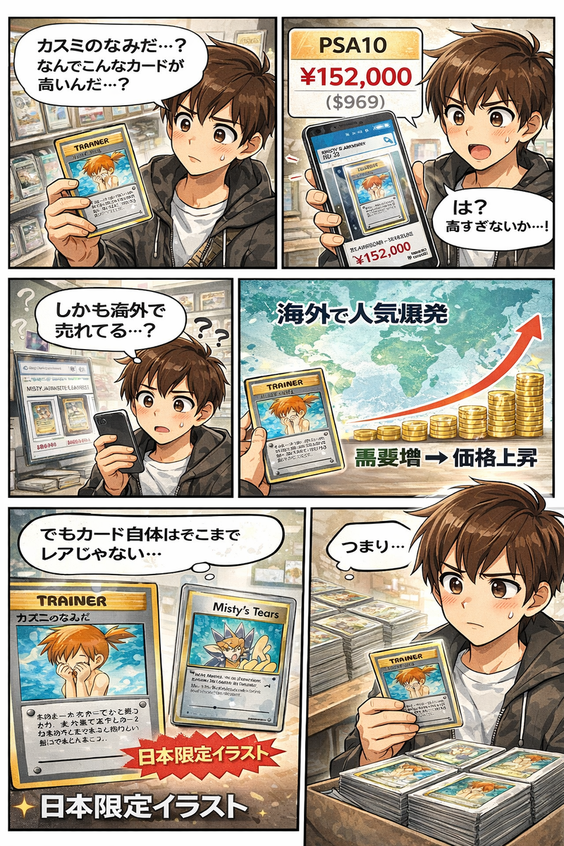 カスミのなみだが高騰している理由を解説 - ポケモンカード 旧裏カード