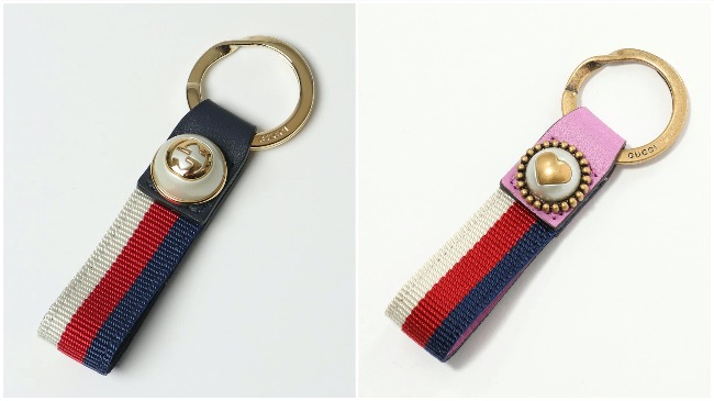 し*ん様 美品✨GUCCI グッチ インターロッキングG キーホルダー