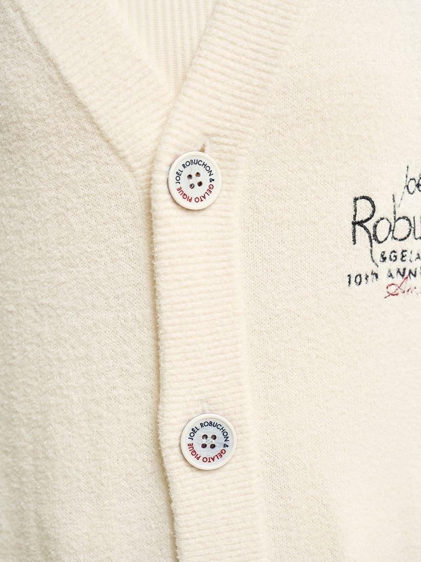 ジェラートピケ 【JOEL ROBUCHON】スムーズィーシルクカーディガン