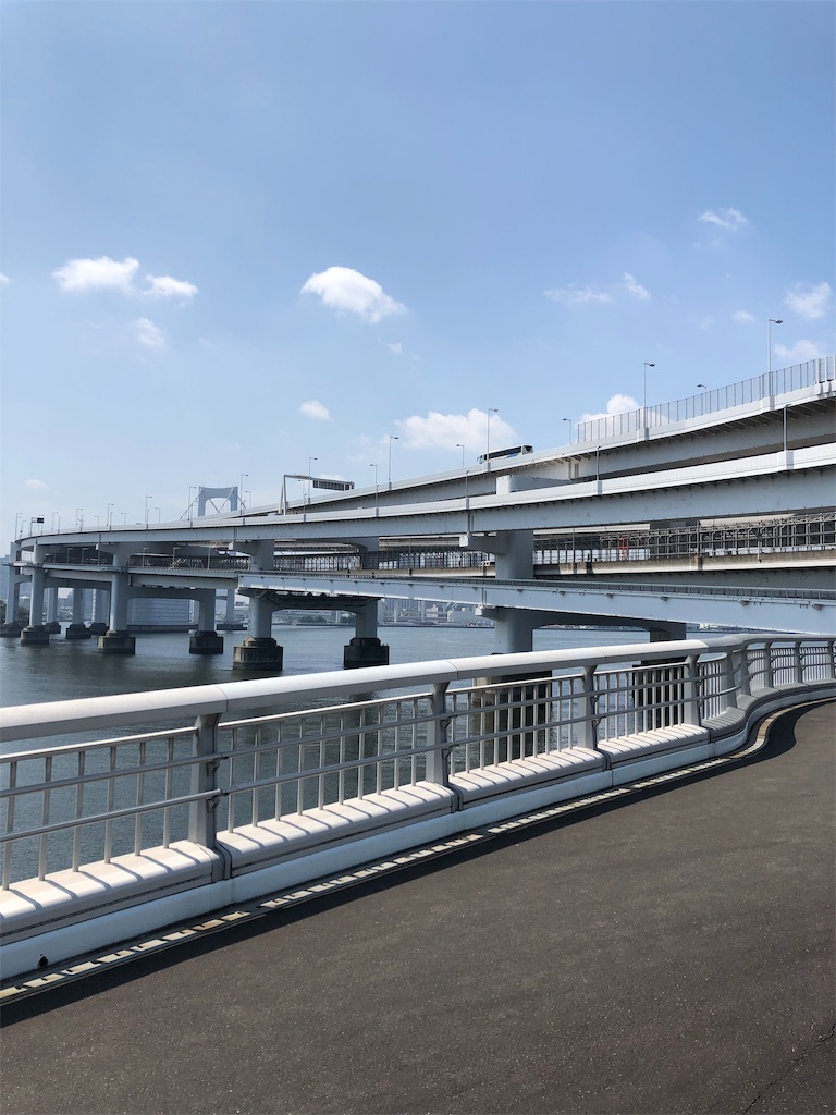 お台場側に到着した時の景色