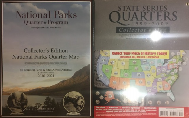 即決 FIRST STATE QUARTERS OF THE UNITED STATES COLLECTOR's MAP 【サイズ交換OK】 STATE QUARTERS(コインブック) SERIES 楽譜/スコア