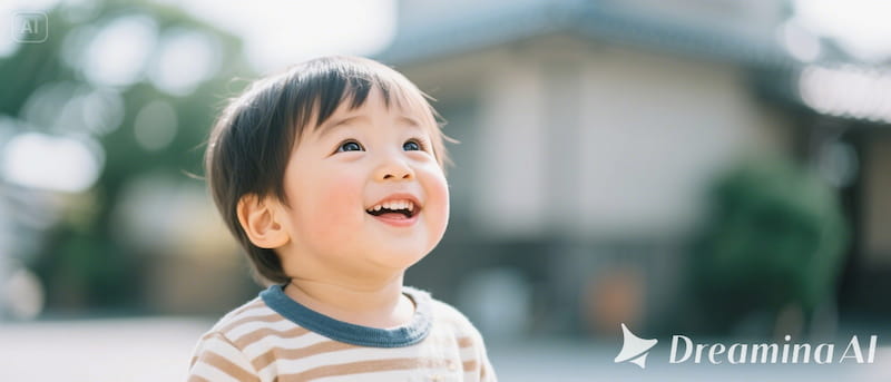 楽しみにしている2歳半の男の子