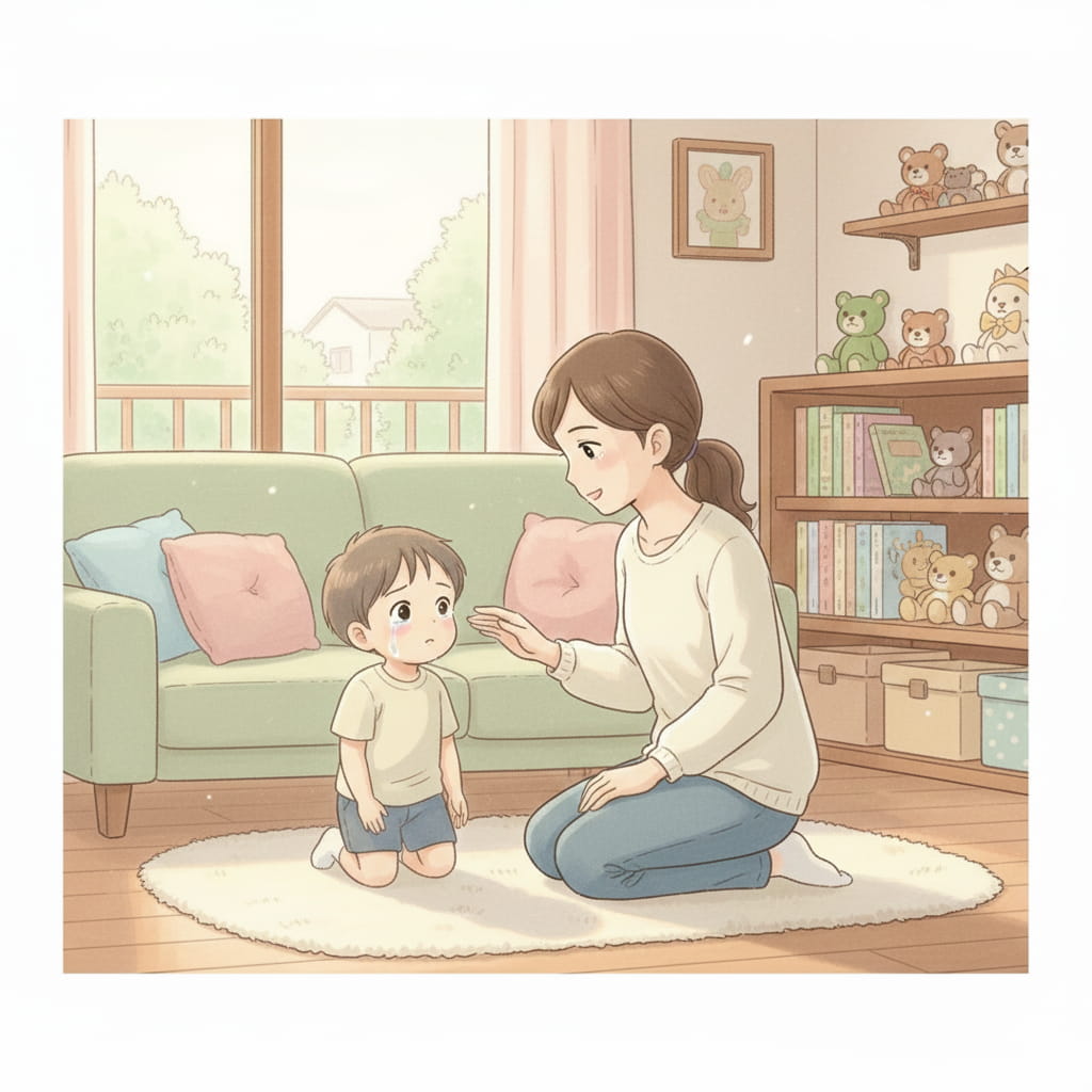 どうすればいいのか具体的な方法を教えてあげて