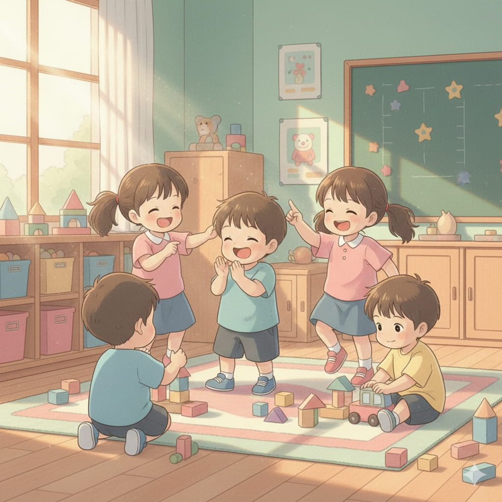 子どもたちの世界は温かい世界。