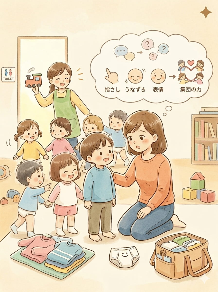 言葉が遅い 集団生活 大丈夫 解決法