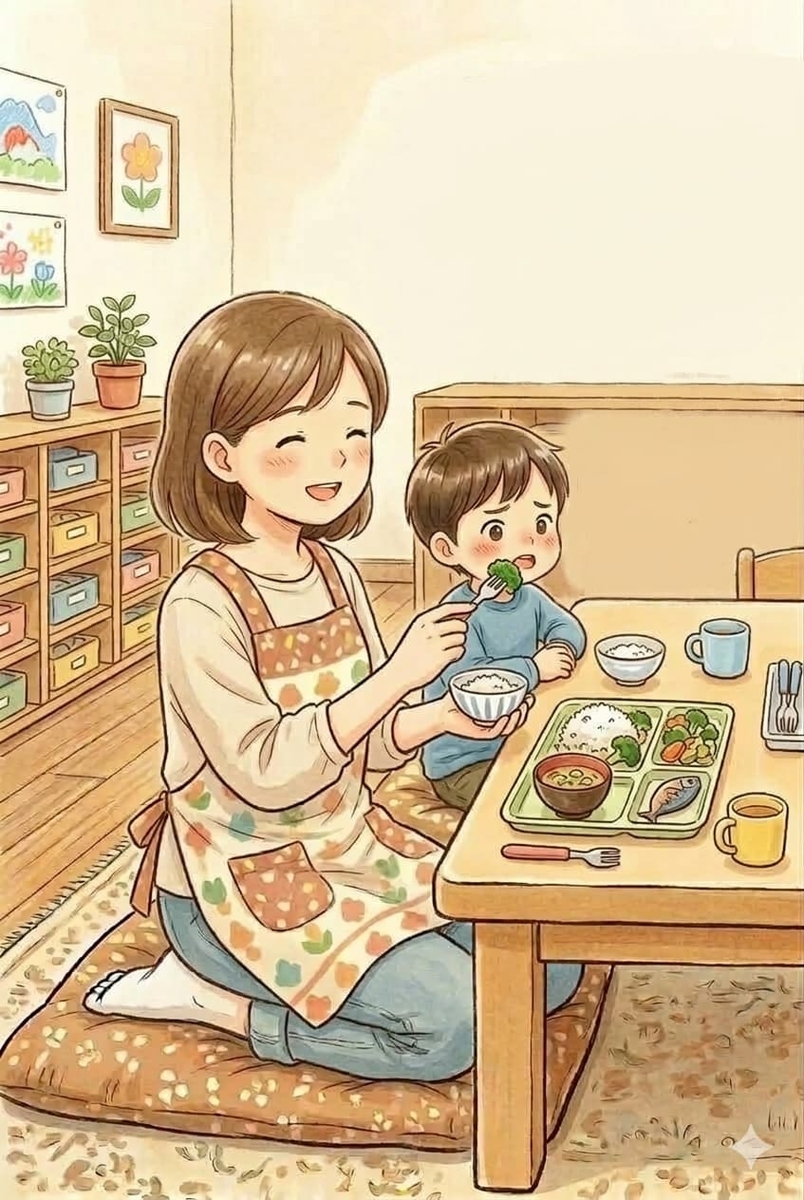 幼稚園　給食　食べない　お残し　怒られる