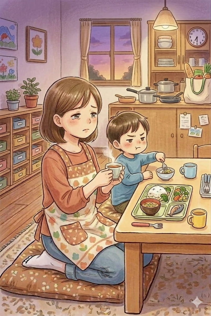 苦労して作ったのにまた食べない　お残しばかり　もう怒りたくない