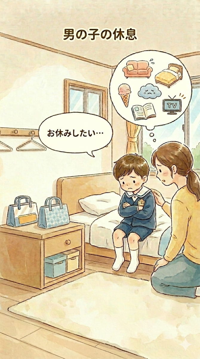 登校拒否　たまにある　行きたくない