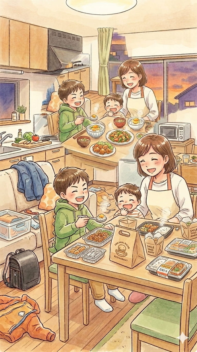 手抜きだっていい 笑顔が一番 話を聞く 子どもとの時間 今だけ