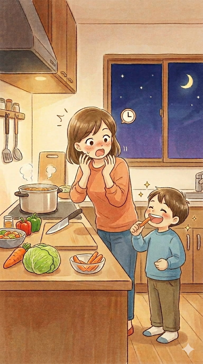 野菜嫌い　子ども　野菜食べた　味違う