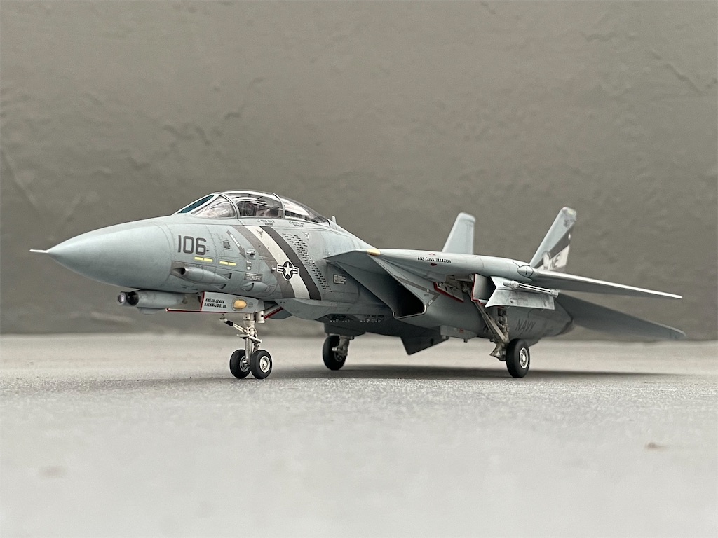 タミヤ】1/72 F-14D トムキャット 製作記 No,21 “完成” - ハルナベース