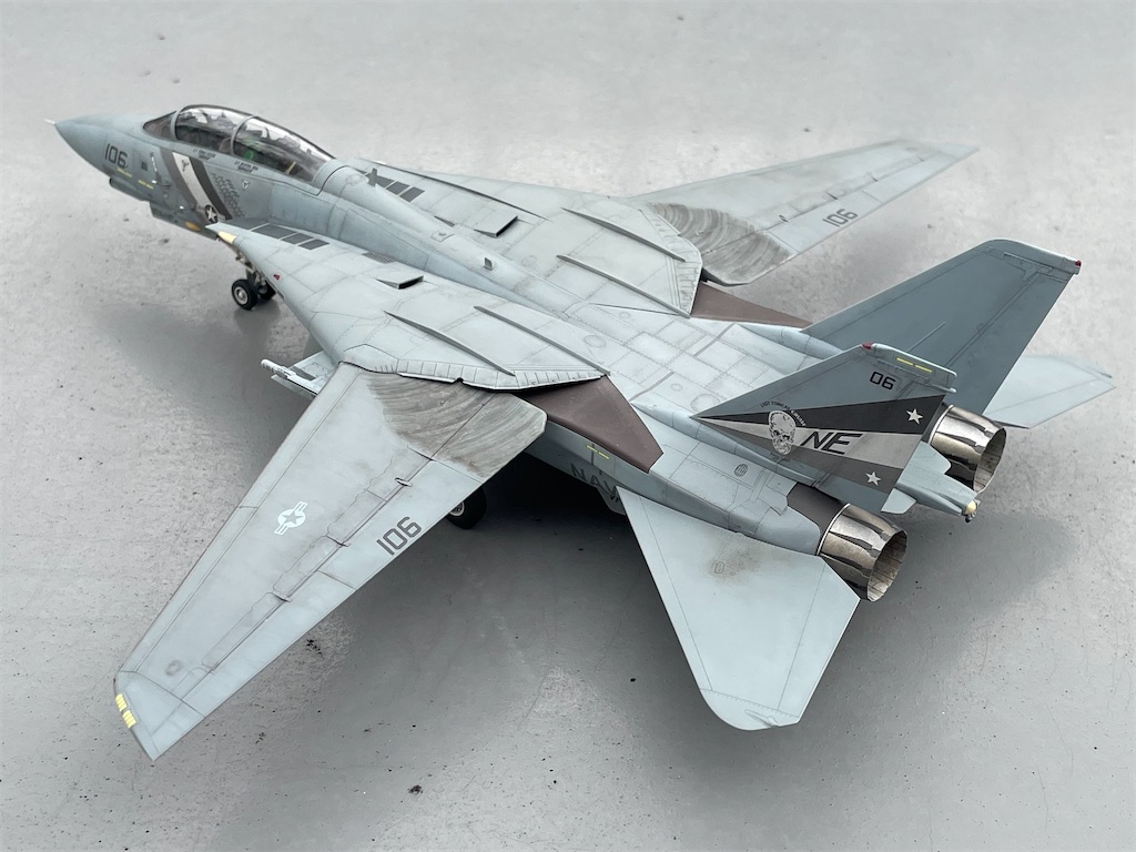 タミヤ】1/72 F-14D トムキャット 製作記 No,21 “完成” - ハルナベース