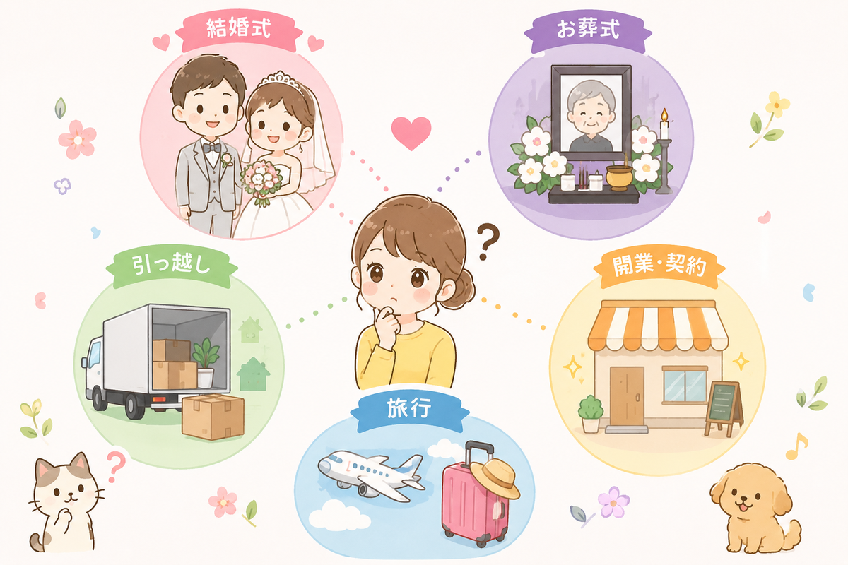 六曜とは？友引・仏滅・大安の意味をわかりやすく解説-やってはいけない日・おすすめ行事・由来まで - harunori_model