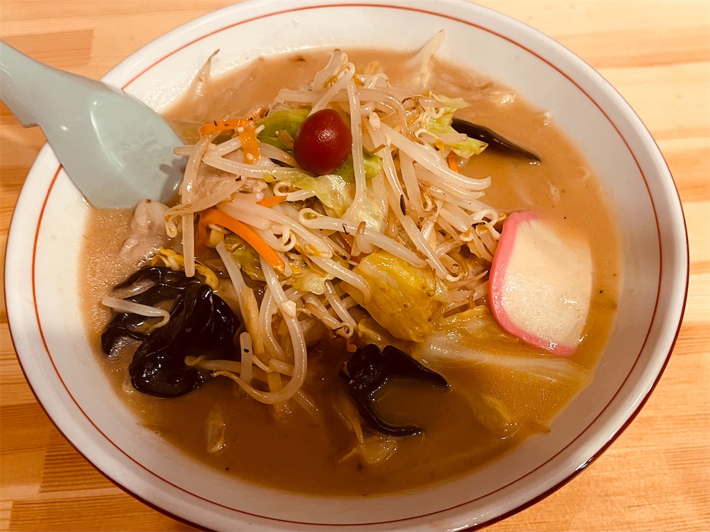 ちゃんぽん 竹本モンスターチャンポン』「竹本チャンポン醤油+ザンギ」秋田県秋田