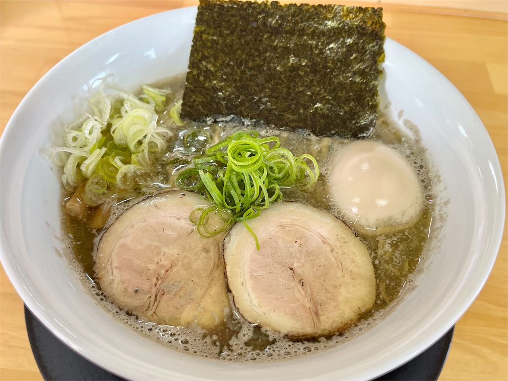 中華そば屋 おお田』② 「銀の煮干しSOBA+和え玉」青森県弘前市田園