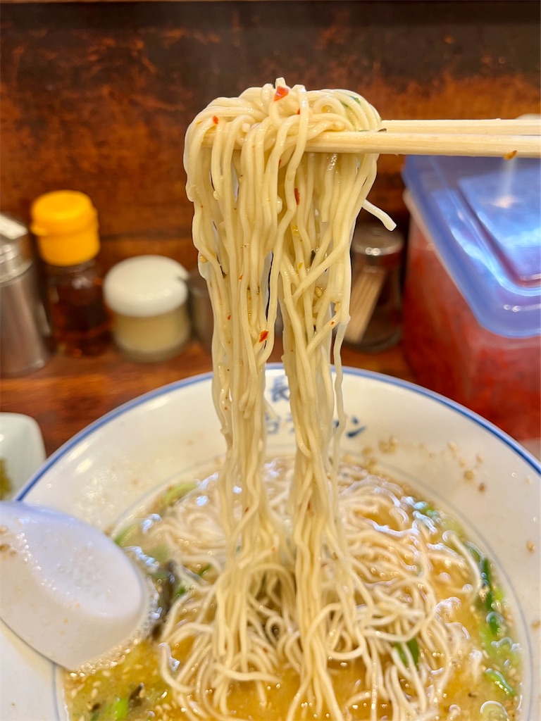あぁ博多人情 秋田店』④22時まで限定「ラーメンセット(バカねぎ変更+