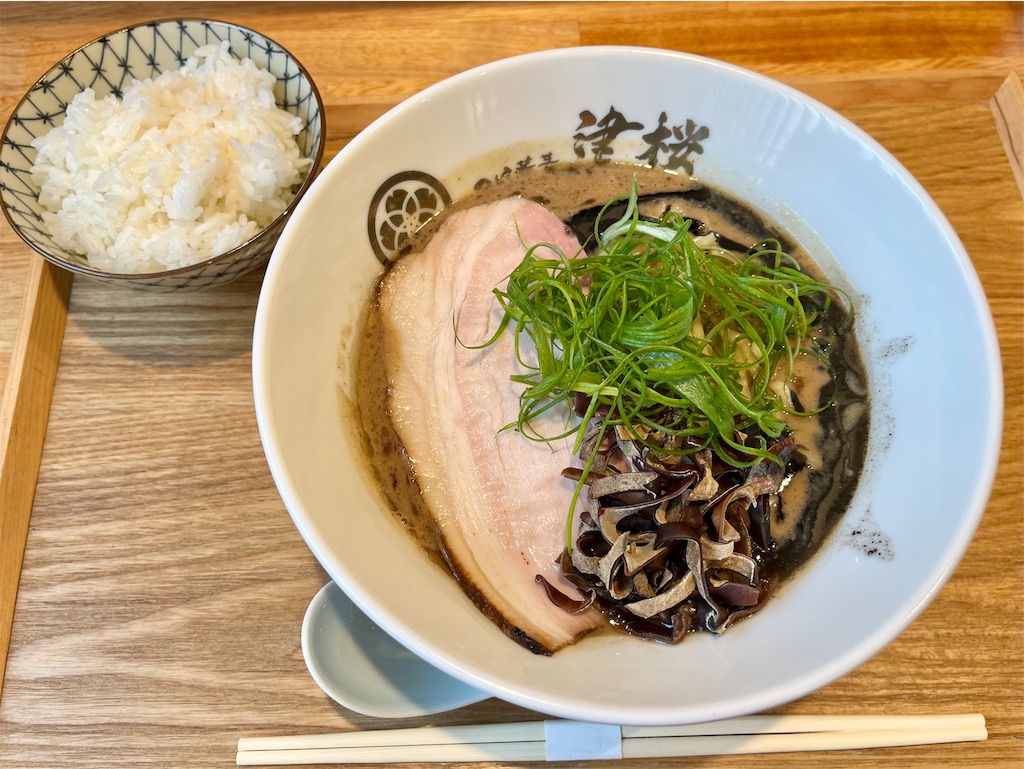 つけ蕎麦 津桜』「濃厚中華そば(手揉み麺)」青森県弘前市 - 主に