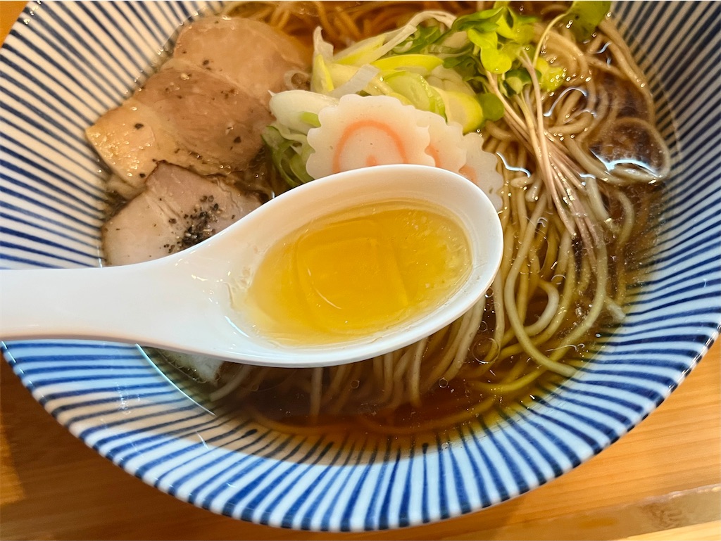 中華そばZEN』「中華そば(魚介系/煮干油)+気まぐれご飯」秋田県