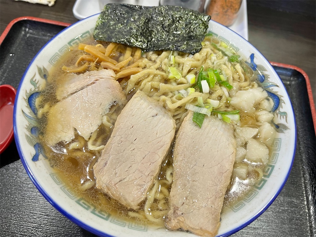 ケンちゃんラーメン 八戸店』「中盛 油っぽく」青森県八戸市新井田