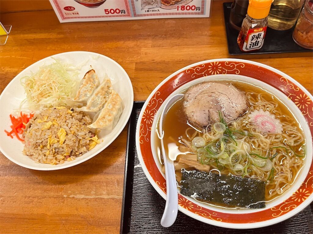『橋龍③』「屋台の中華そば+欲張りセット」岩手県盛岡市みたけ ※経営変わって初訪問 - 主にラーメン日記 by harusakikai@はてな