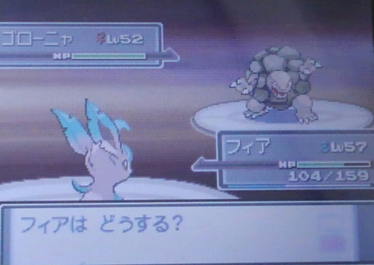 ポケモンプラチナ ハルヤのポケモン日記4th 日目 Vsキクノ ハルヤのゲームブログ