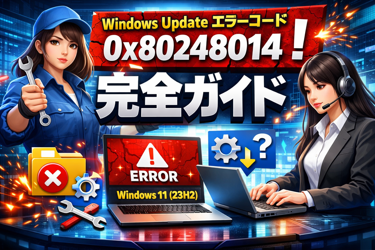 Windows Update エラーコード 0x80248014 を解消する完全ガイド