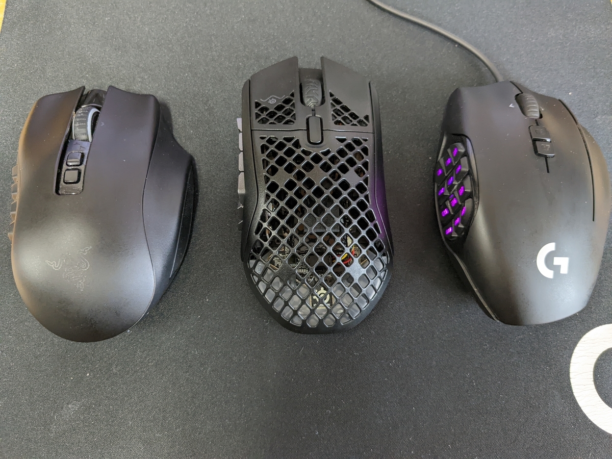 横12ボタン無線マウスの新作 SteelSeriesのAerox9を買ったのでNaga Pro