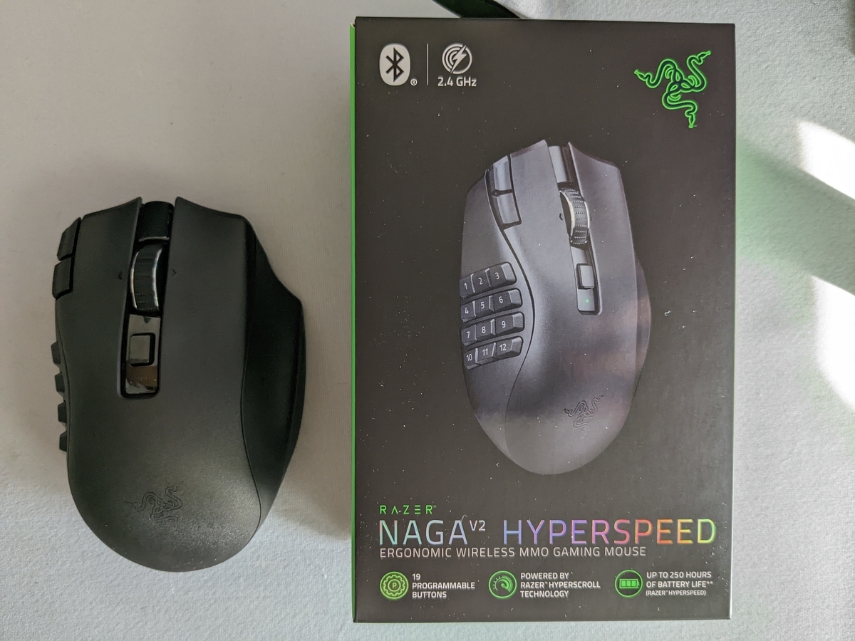マウス・トラックボール Razer Naga V2 Hyperspeed Razer Naga V2 Hyperspeed Wireless Mmo Gaming Mouse | Gaming