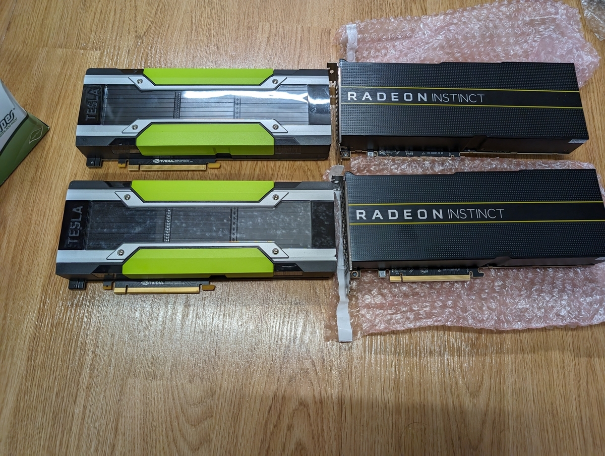 AMD Radeon Instinct MI50 32GB VBIOS書換え済み