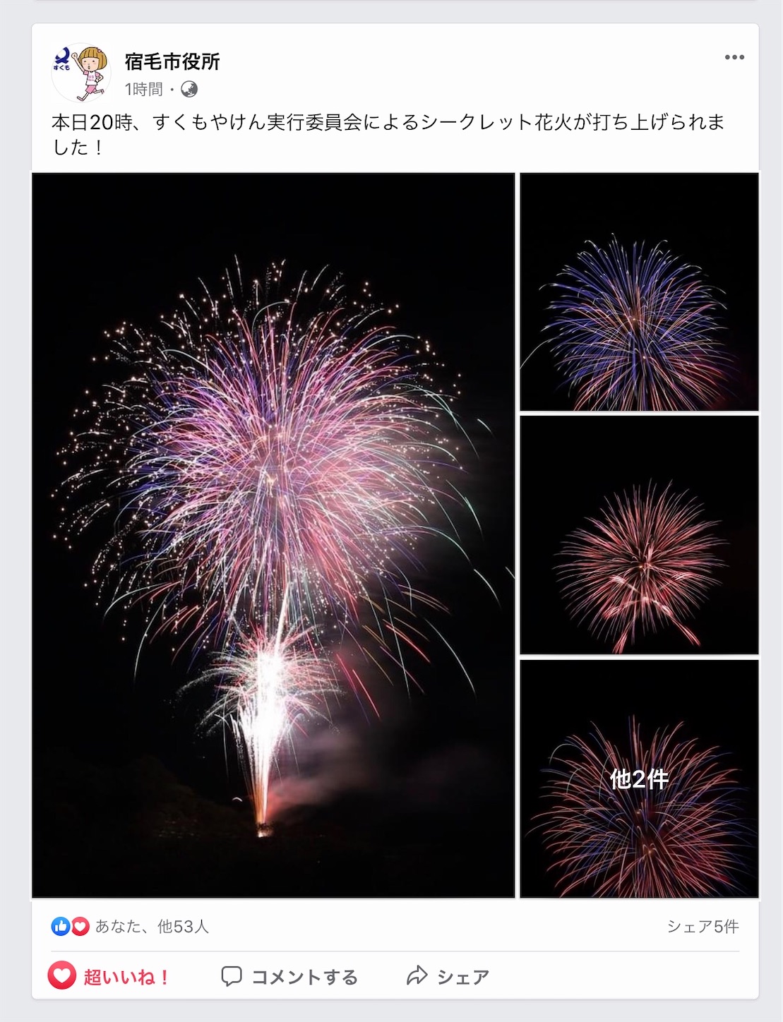 今晩８時から 宿毛市で花火 Hatanikiteminkaeのブログ