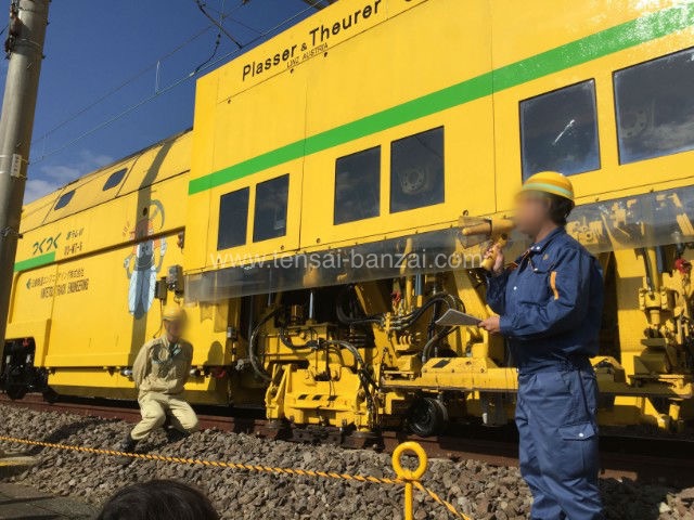 近鉄鉄道まつり2018線路まっすぐつくつくぼうし