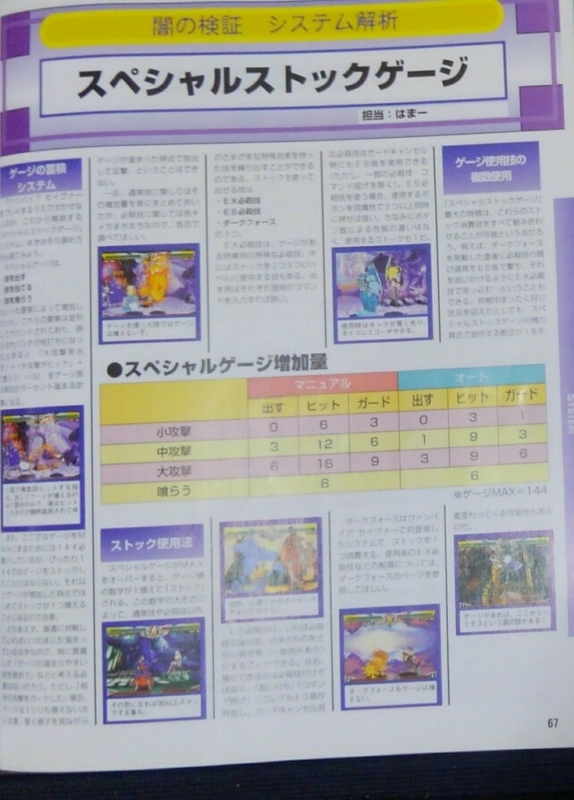 紹介55】(その2)ヴァンパイアセイヴァームック - 446の素人格ゲーブログ