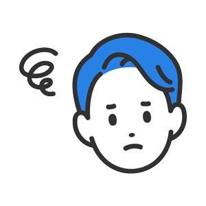 困っている男性