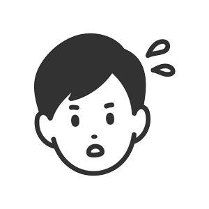 困っている男性